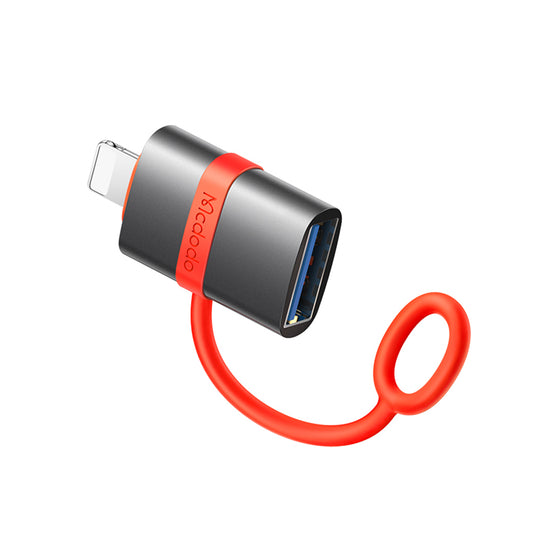 Adaptador OTG Lightning - USB-A McDodo OT-2600, Cinzento
