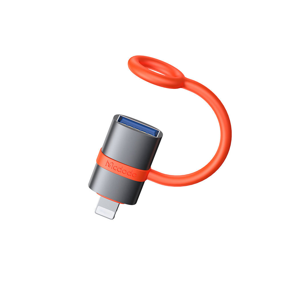 Adaptador OTG Lightning - USB-A McDodo OT-2600, Cinzento