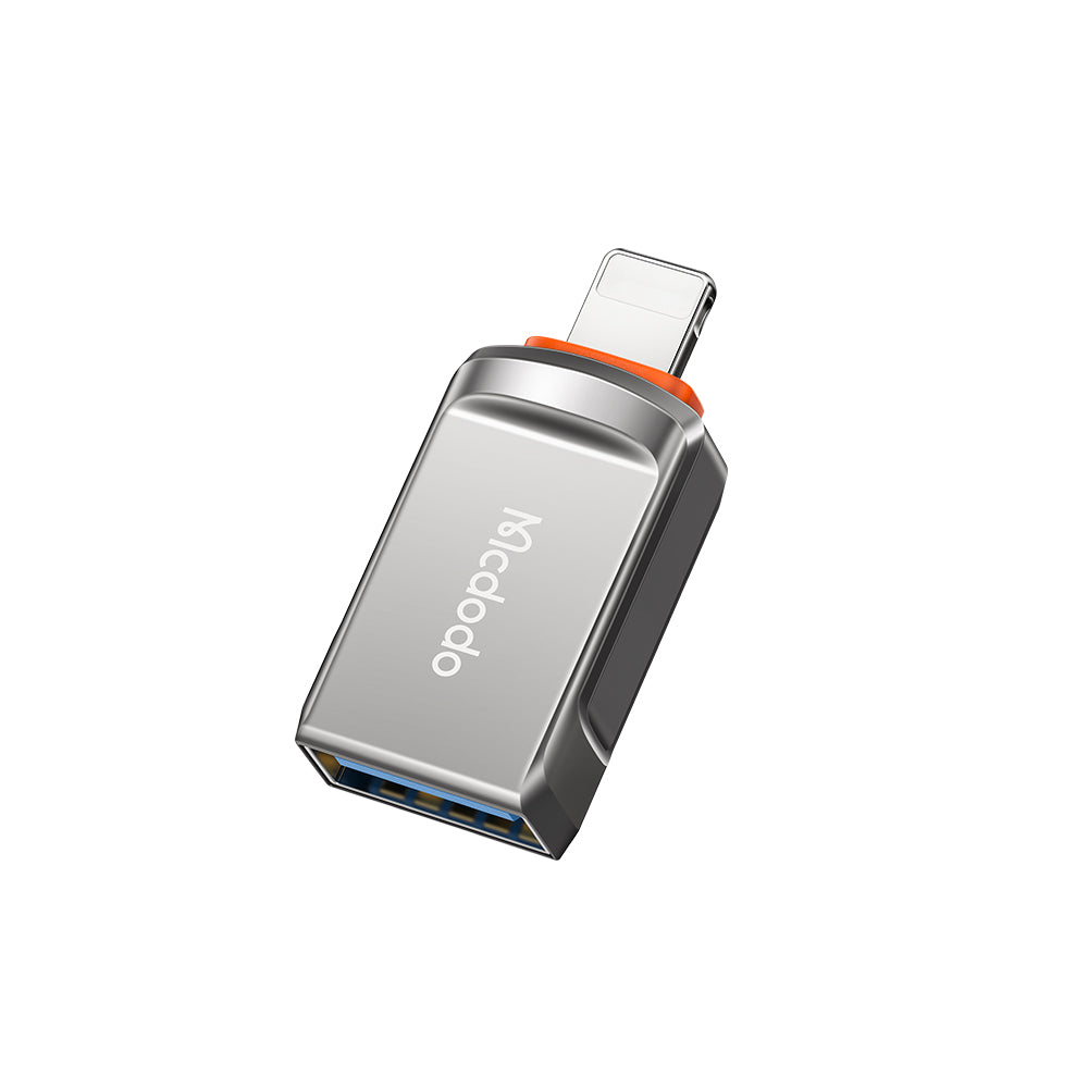 Adaptador OTG Lightning - USB-A McDodo OT-8600, Cinzento