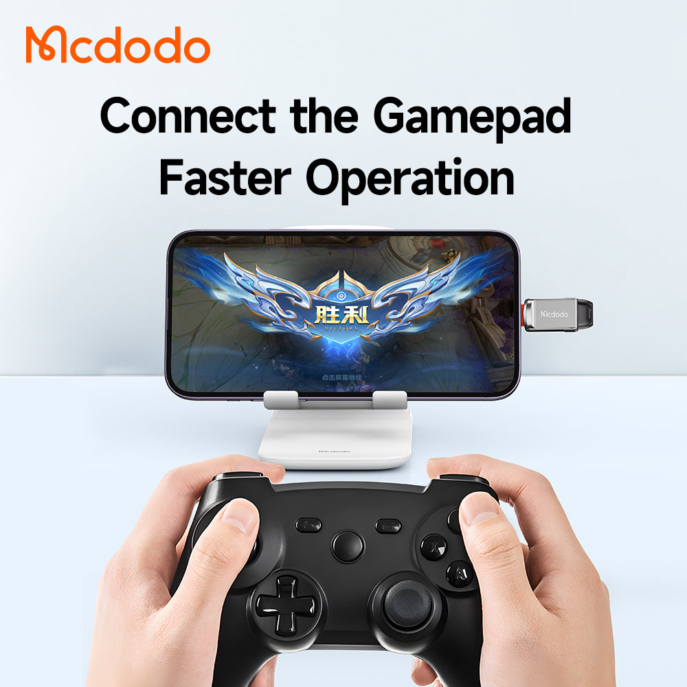 Adaptador OTG Lightning - USB-A McDodo OT-8600, Cinzento