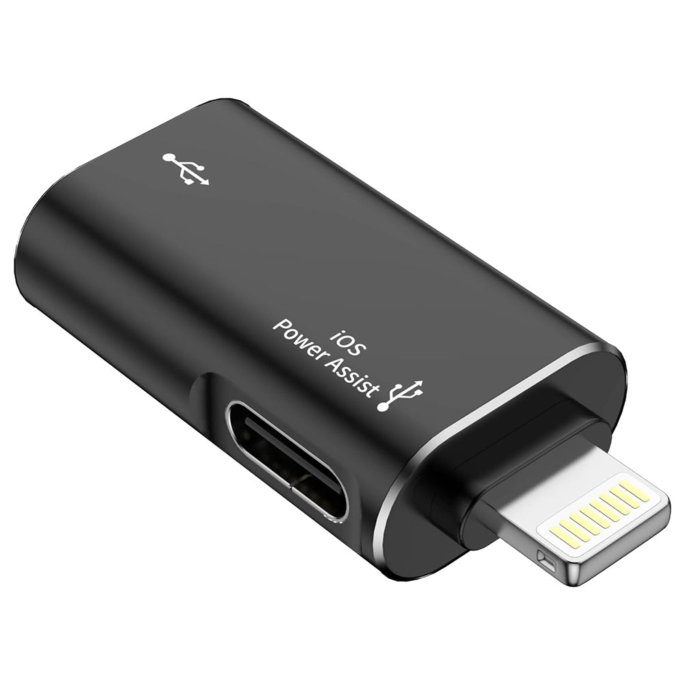 Adaptador OTG Lightning - USB-A Techsuit A18 AluVoltX, Preto