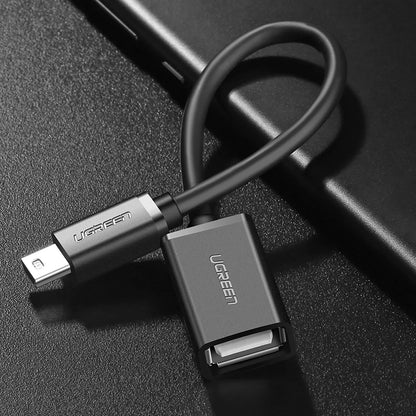 UGREEN US249 miniUSB - Adaptador USB-A OTG UGREEN US249, Preto