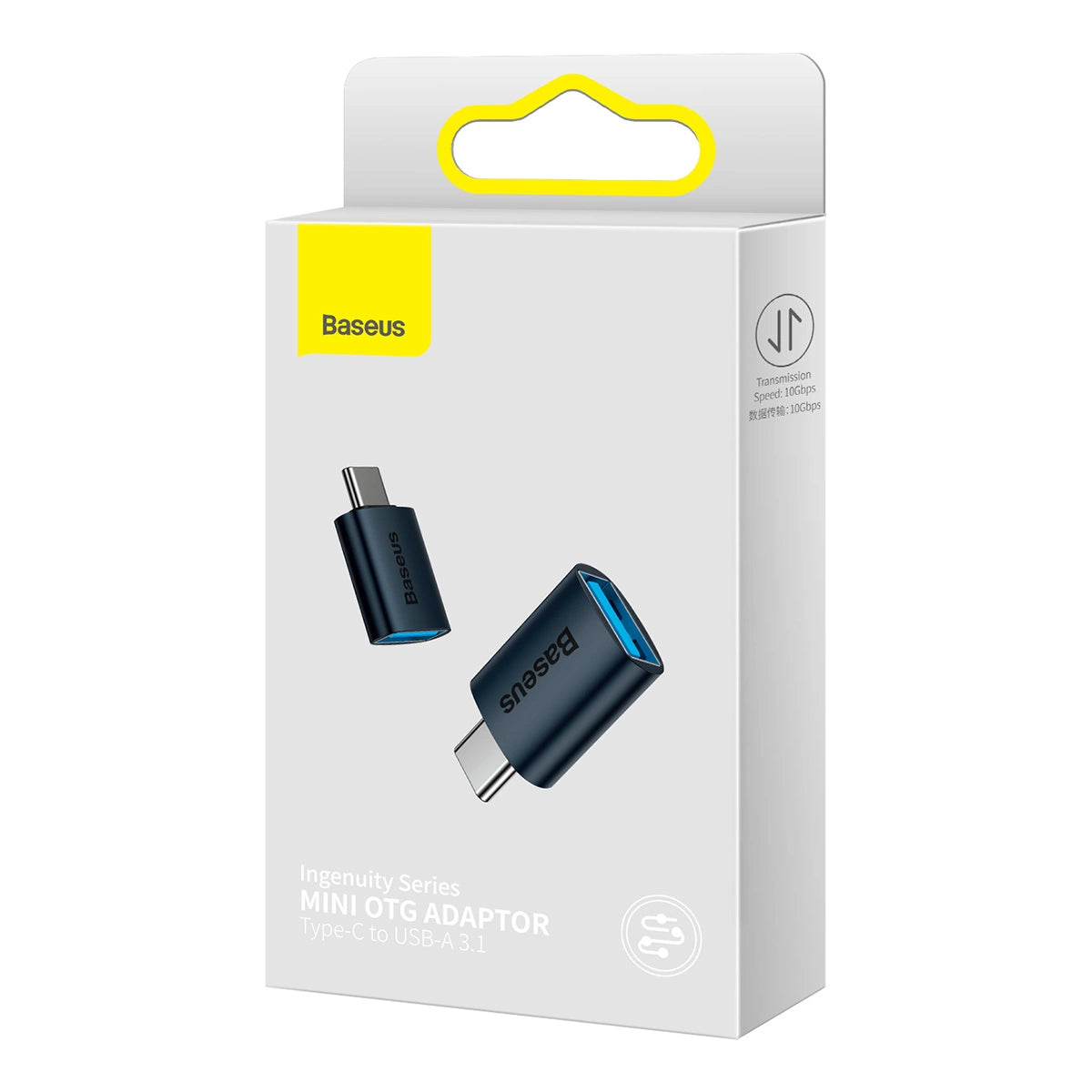 Adaptador OTG USB-C para USB-A Baseus Ingenuity, azul ZJJQ000003 