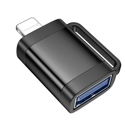 Adaptador OTG Lightning - USB-A HOCO UA31A, Preto