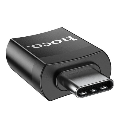 HOCO UA17 Adaptador USB-C para USB-A OTG USB-C, preto 