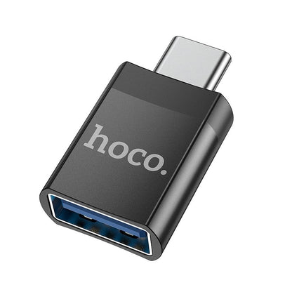 HOCO UA17 Adaptador USB-C para USB-A OTG USB-C, preto 