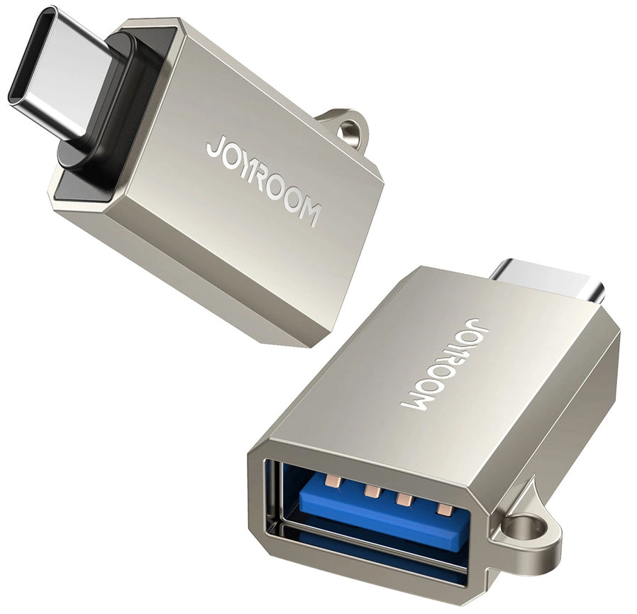 Adaptador OTG USB-C - USB-A Joyroom S-H151, Prateado