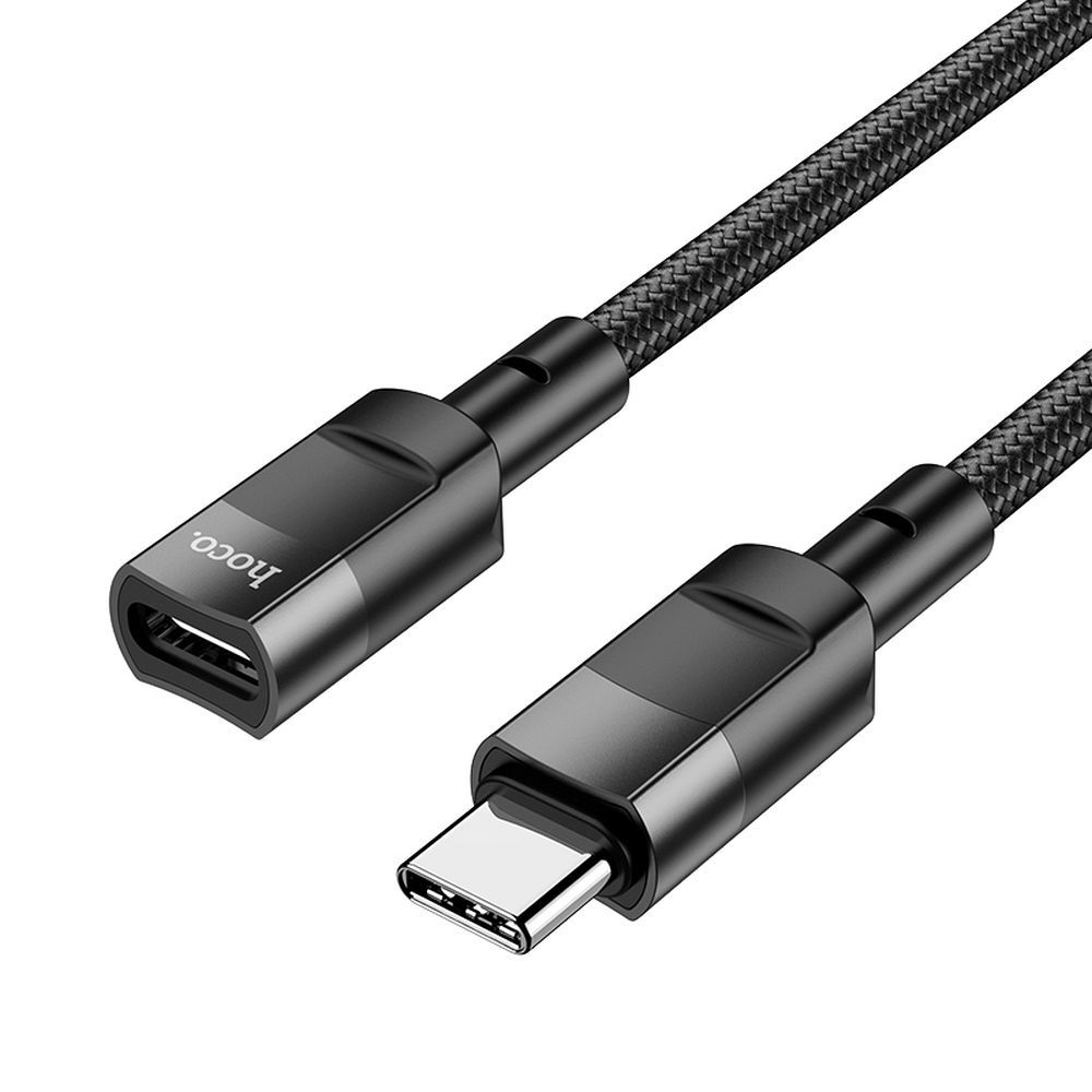 Adaptador de Dados e Carregamento USB-C - USB-C HOCO U107, 1.2m, Preto