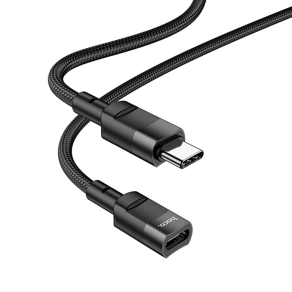 Adaptador de Dados e Carregamento USB-C - USB-C HOCO U107, 1.2m, Preto