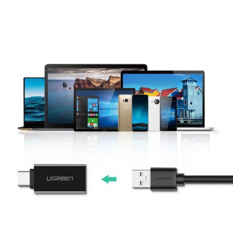 Adaptador OTG USB-C - USB-A UGREEN US173, Preto