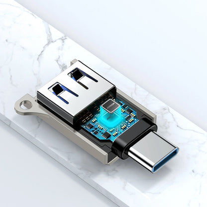 Adaptador OTG USB-C - USB-A Joyroom S-H151, Prateado