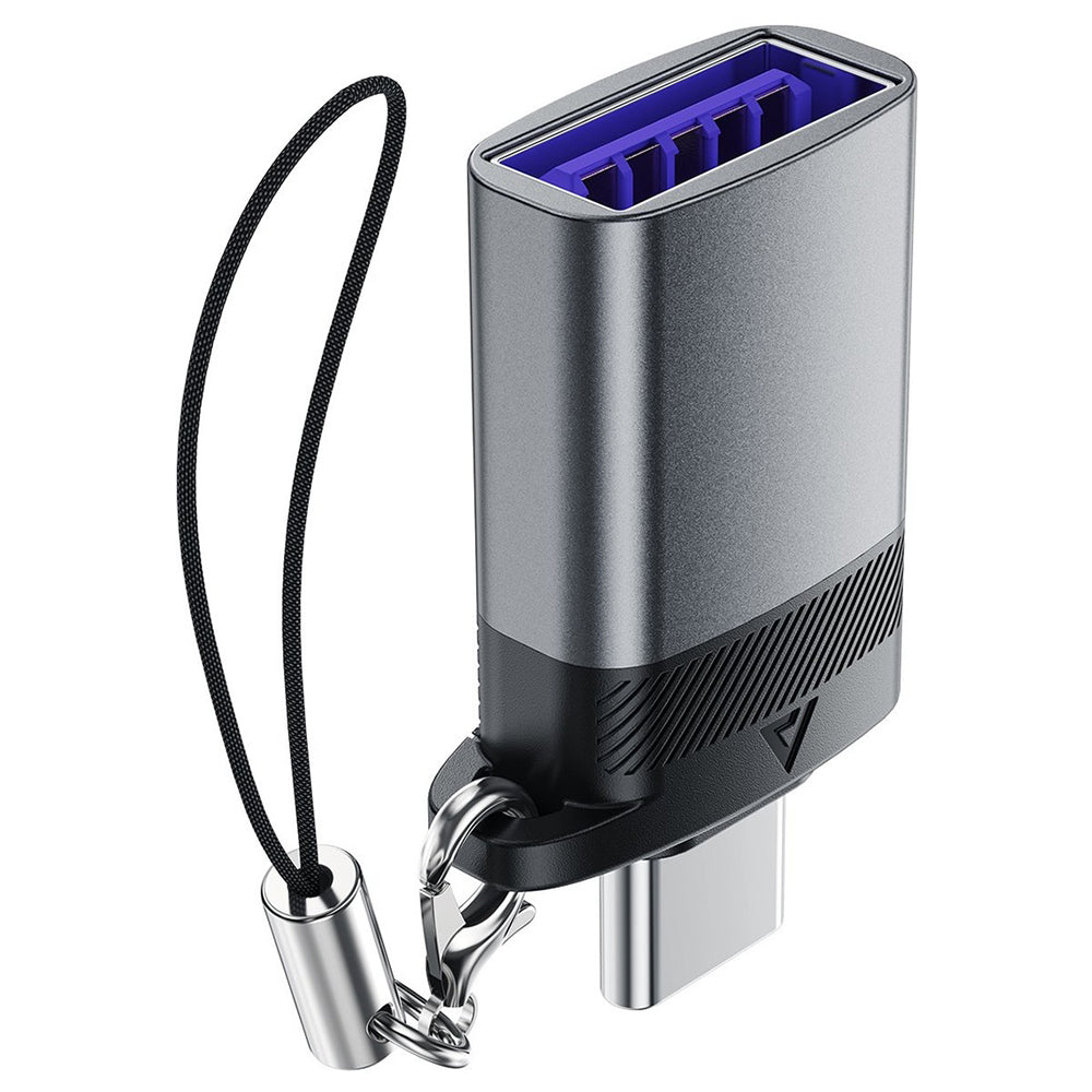 Adaptador OTG USB-C - USB-A Acefast J7, Cinzento