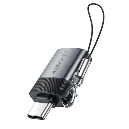 Adaptador OTG USB-C - USB-A Acefast J7, Cinzento