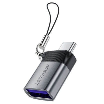 Adaptador OTG USB-C - USB-A Acefast J7, Cinzento