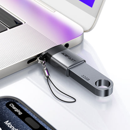 Adaptador OTG USB-C - USB-A Acefast J7, Cinzento