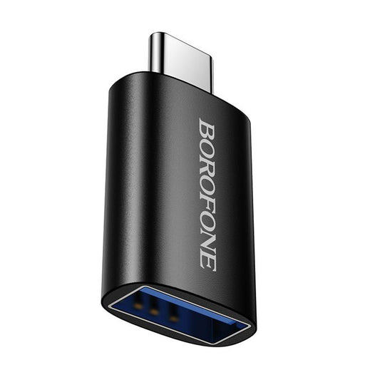 Adaptador OTG USB-C - USB-A Borofone BV26C, Preto