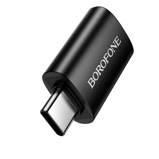 Adaptador OTG USB-C - USB-A Borofone BV26C, Preto