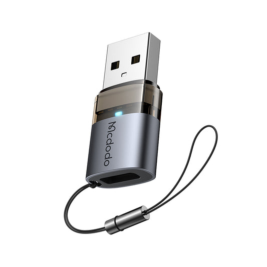 Adaptador de Dados e Carregamento USB-C - USB-A McDodo OT-7580, Preto