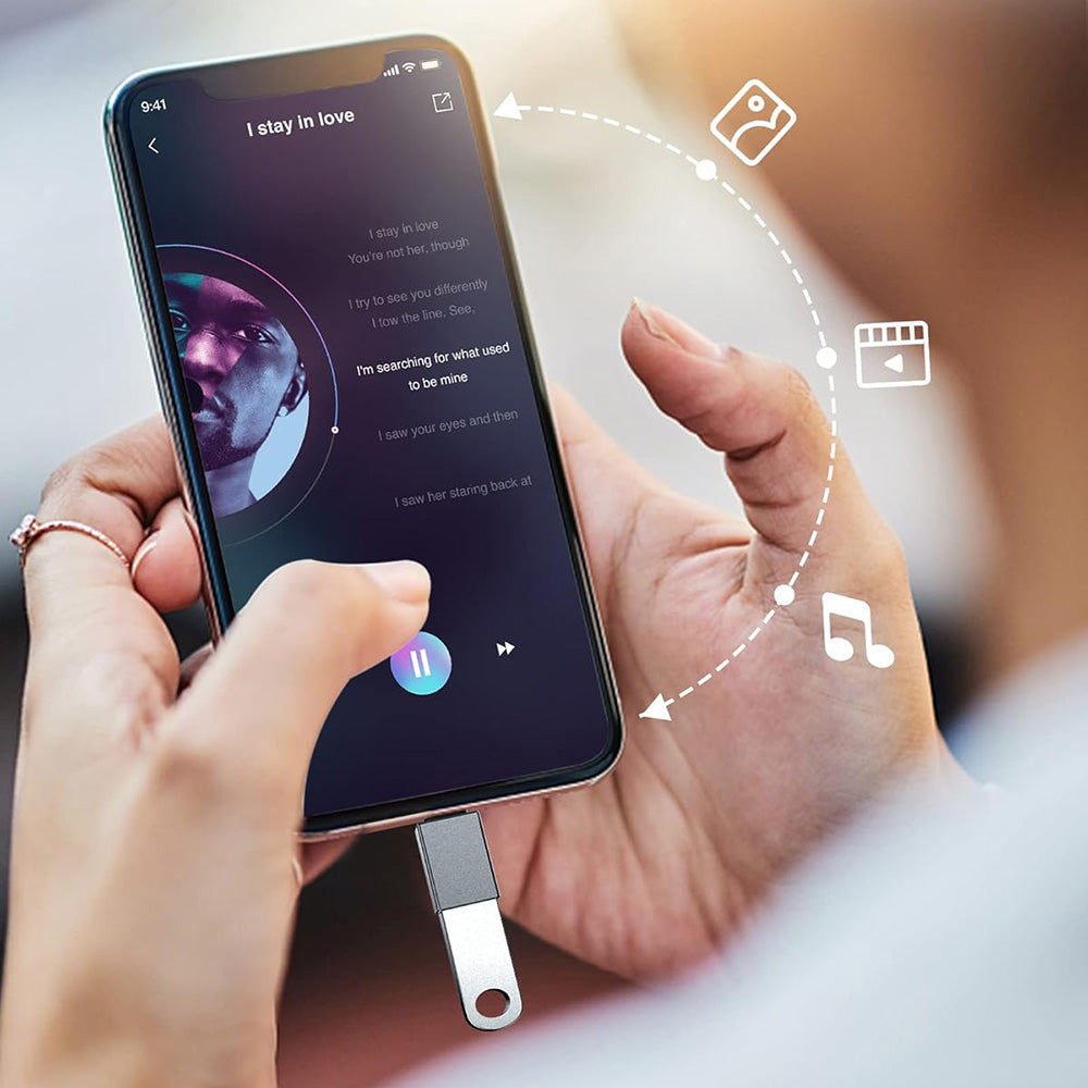 Adaptador OTG USB-C - USB-A Techsuit A8 SlateVolt, Cinzento