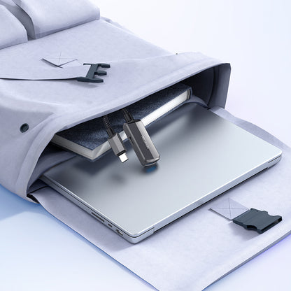 Adaptador OTG USB-C - USB-A / USB-C McDodo CA-2830, Cinzento