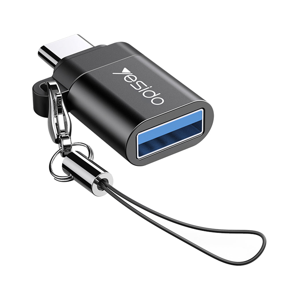 Adaptador OTG USB-C - USB-A Yesido GS06, Preto
