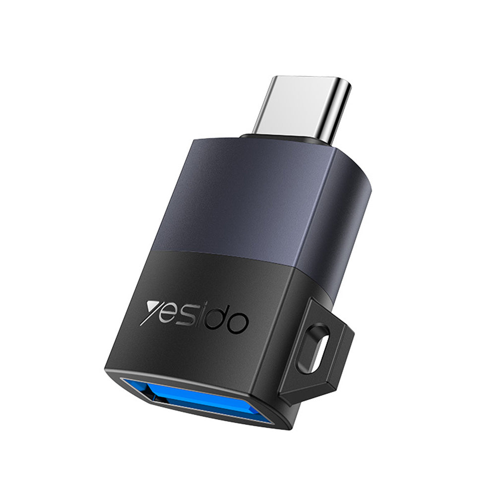 Adaptador OTG USB-C - USB-A Yesido GS31, Cinzento