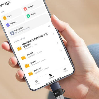 Adaptador OTG USB-C - USB-A Yesido GS31, Cinzento