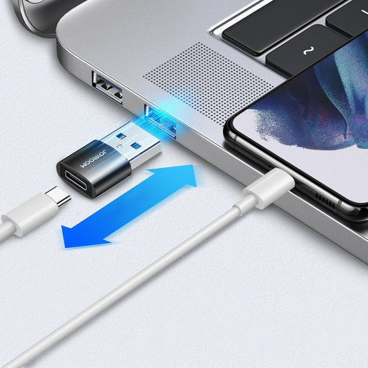 Adaptador de Dados e Carregamento USB-C - USB-A Joyroom S-H152, Conjunto de 2 peças, Preto