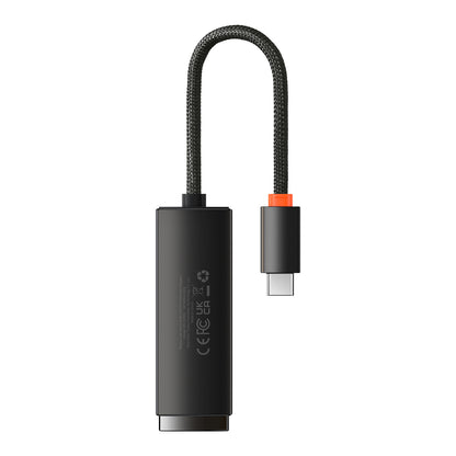 Adaptador de rede Baseus Lite, USB-C - RJ45, Preto WKQXX000301 