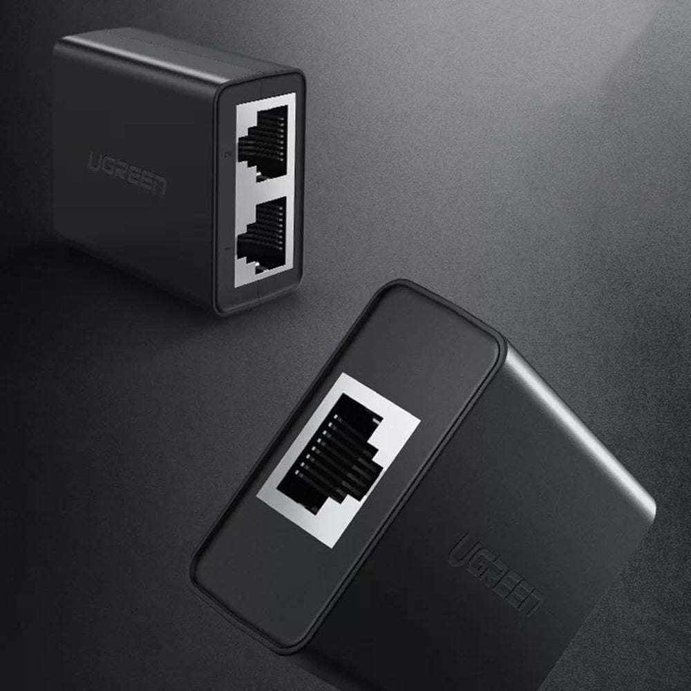 Adaptador de Rede UGREEN CM210, RJ45 - 2 x RJ45, Preto