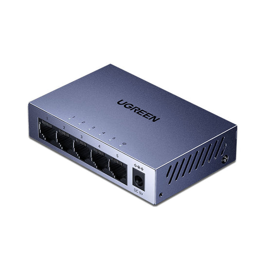 Switch de Rede UGREEN CM933 (65956EU), 5 x RJ45, Preto