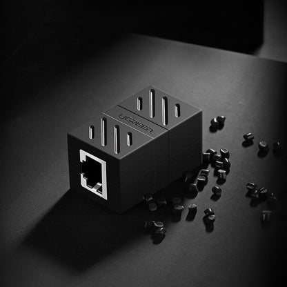 Adaptador de Rede UGREEN NW114, RJ45 - RJ45, Preto