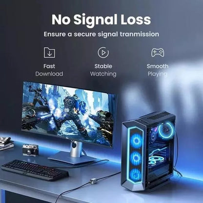 Adaptador de Rede UGREEN NW261, RJ45 - RJ45, Preto