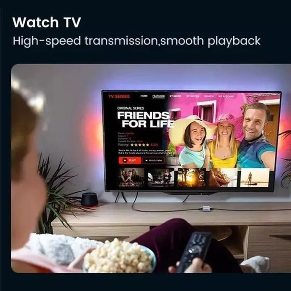 Adaptador de Rede UGREEN NW261, RJ45 - RJ45, Preto