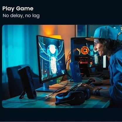 Adaptador de Rede UGREEN NW261, RJ45 - RJ45, Preto