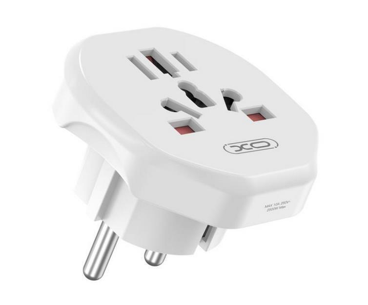 Adaptador de rede XO Design WL23 US / UK / AU / AU / FI / CN - Europa, branco