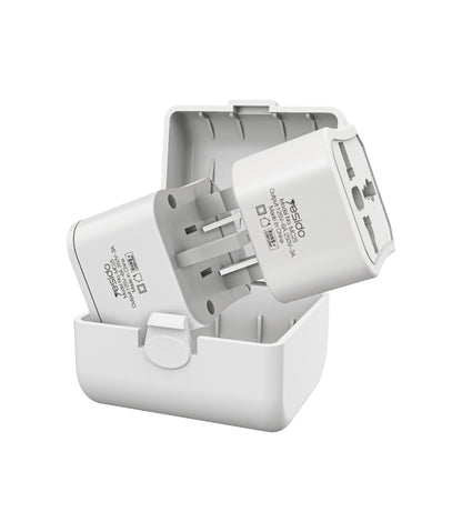Adaptador de Rede Yesido MC25 Travel CN/ US / EU / UK, Branco
