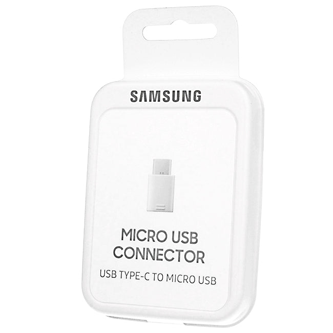 Adaptador de carregamento e dados microUSB para USB-C da Samsung, branco EE-GN930BWEGGWWWW