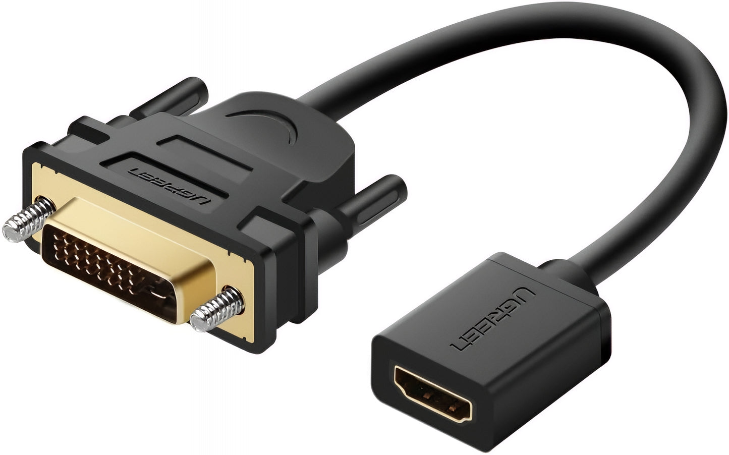 Adaptador de Vídeo UGREEN 20118, HDMI - DVI, 1080P, Preto