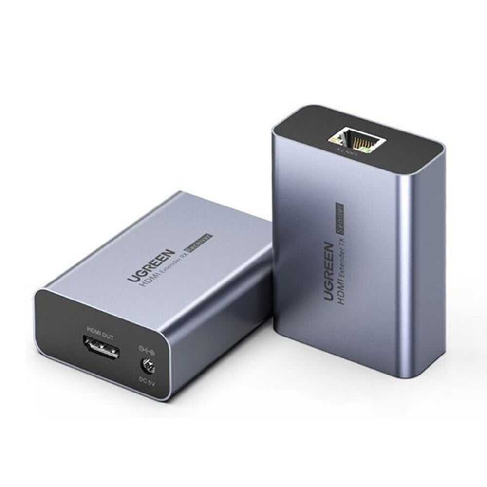 Adaptador de Vídeo UGREEN CM455 (20519EU), HDMI - RJ45, 1080P, Cinzento