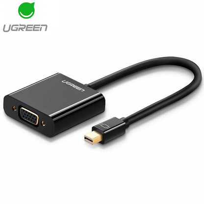 Adaptador de Vídeo UGREEN, MiniDisplayPort - VGA, 1080P, Preto