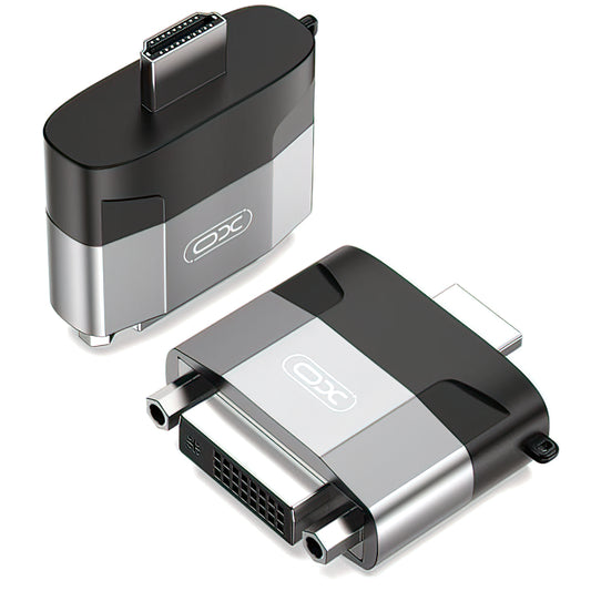 Adaptador de vídeo XO Design GB013, HDMI - DVI, cinzento 