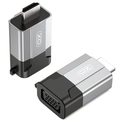 Adaptador de vídeo XO Design GB014, HDMI - VGA, cinzento 