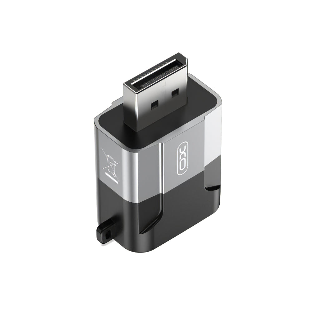 Adaptador de vídeo XO Design GB016, DisplayPort - VGA, cinzento 