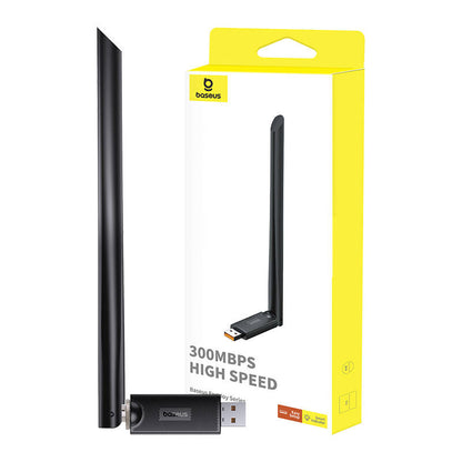 Adaptador Wireless Baseus FastJoy BS-OH172, 300Mbps, Preto B01317600111-01