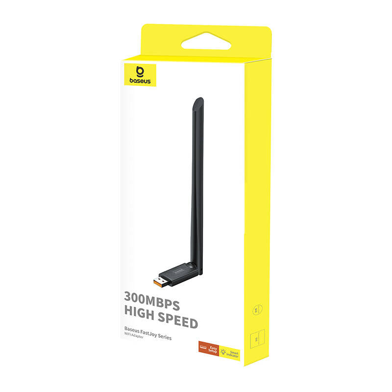 Adaptador Wireless Baseus FastJoy BS-OH172, 300Mbps, Preto B01317600111-01