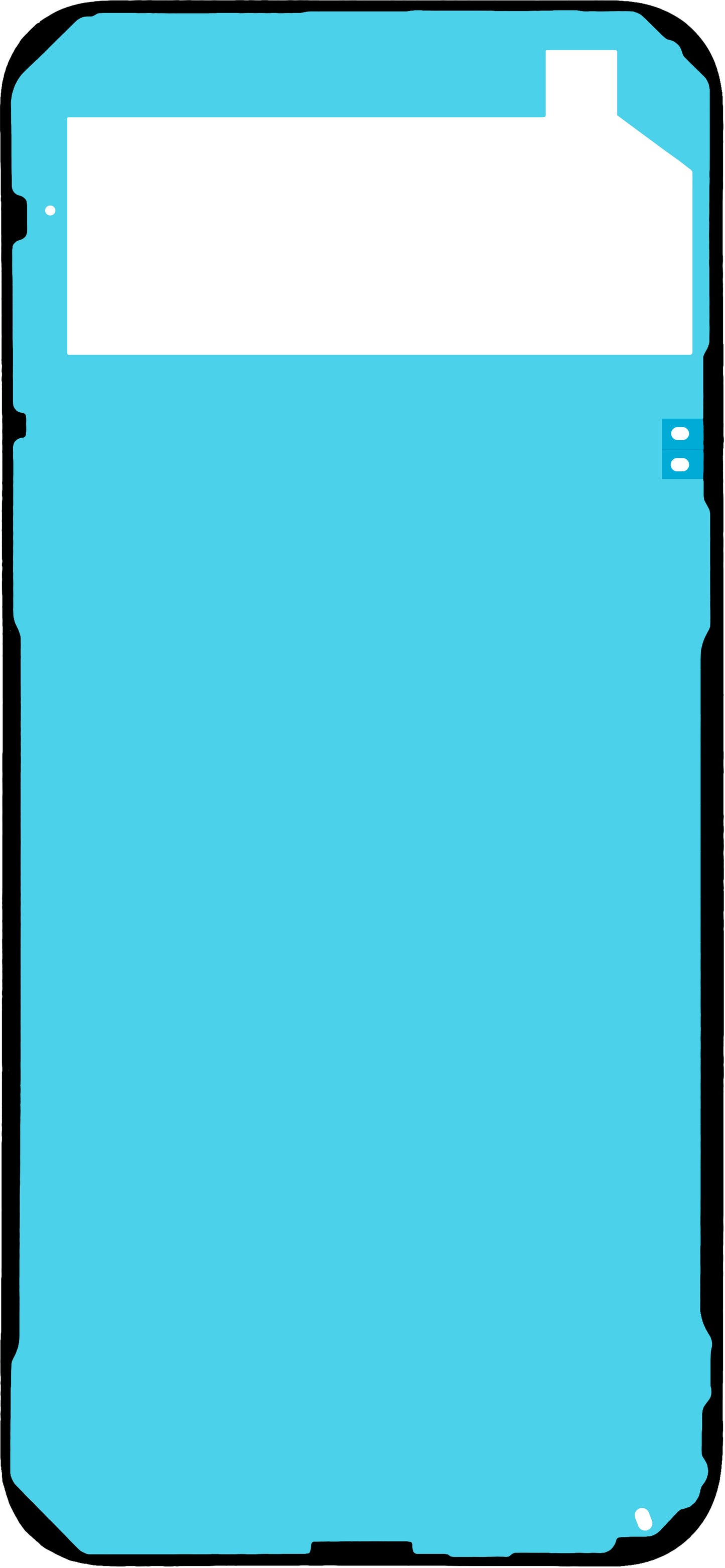 Adesivo Tampa da Bateria Google Pixel 9 Pro XL, Service Pack G806-10576-90