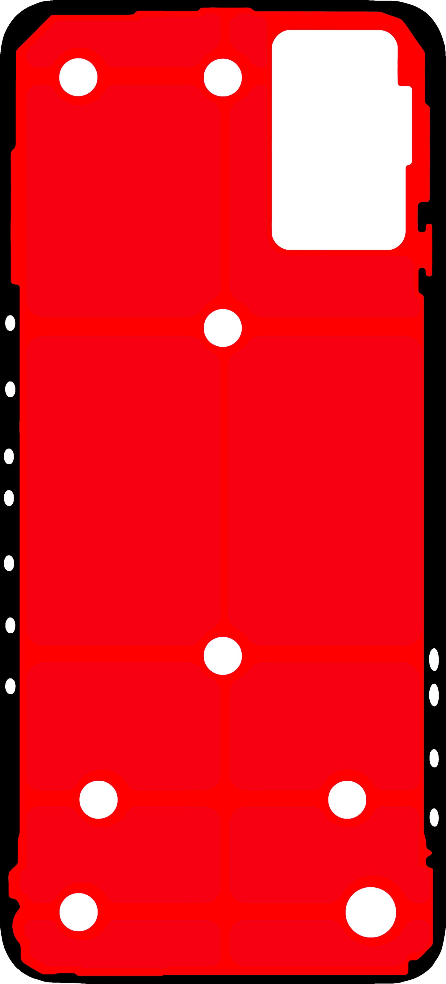 Capa adesiva da bateria Honor 90 Smart 