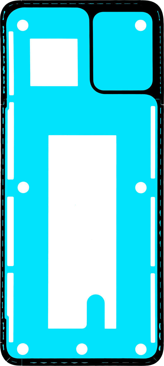 Adesivo Tampa da Bateria Motorola Moto E13, Service Pack 5D78C23203