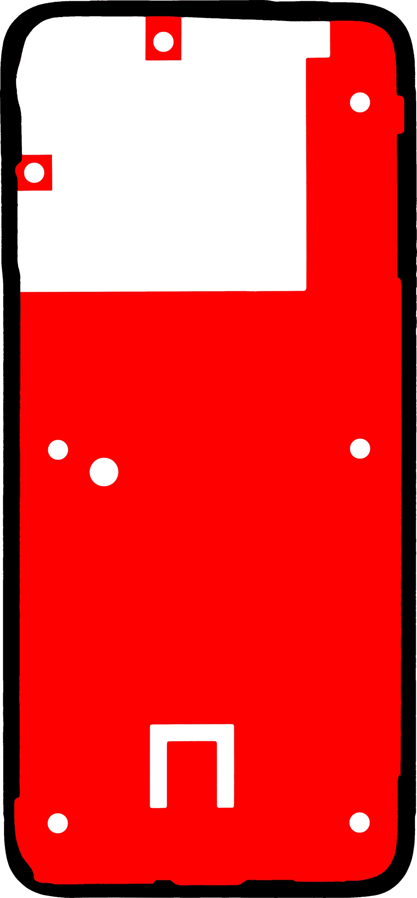 Adesivo Tampa da Bateria Motorola Moto G77, Service Pack 5948C32738